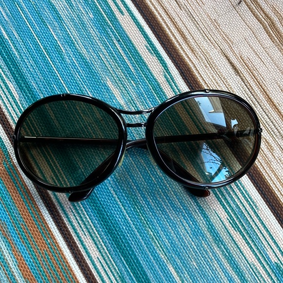 RARE Tom Ford Mia TF 136 Women's Havana/Brown Plastic&Metal Frame 🕶️ w/Case - Picture 1 of 13